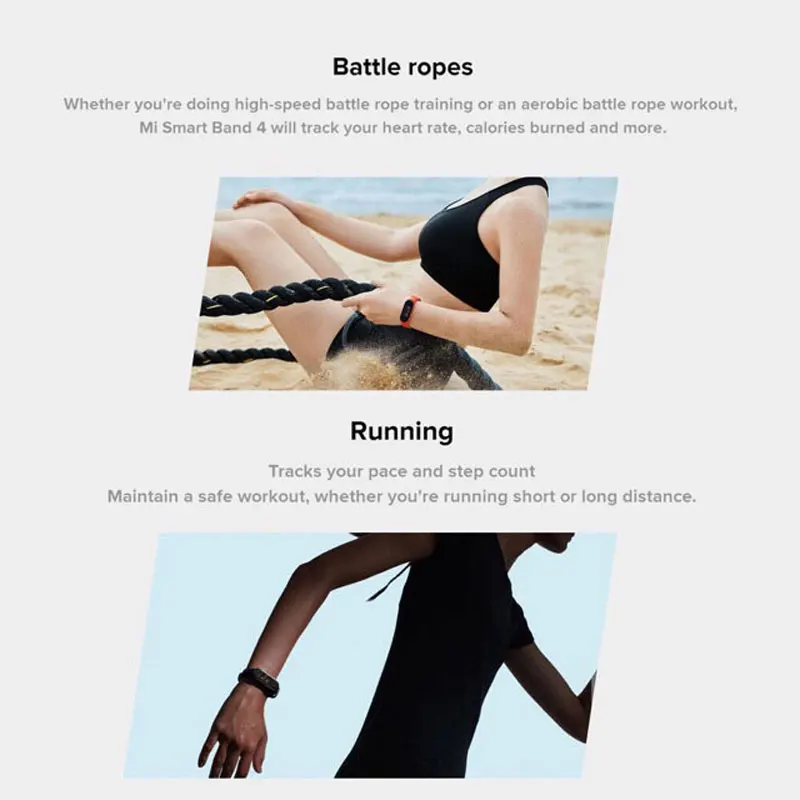 Глобальная версия Xiaomi mi Band 4 band Bluetooth Смарт браслет пульсометр фитнес китайская