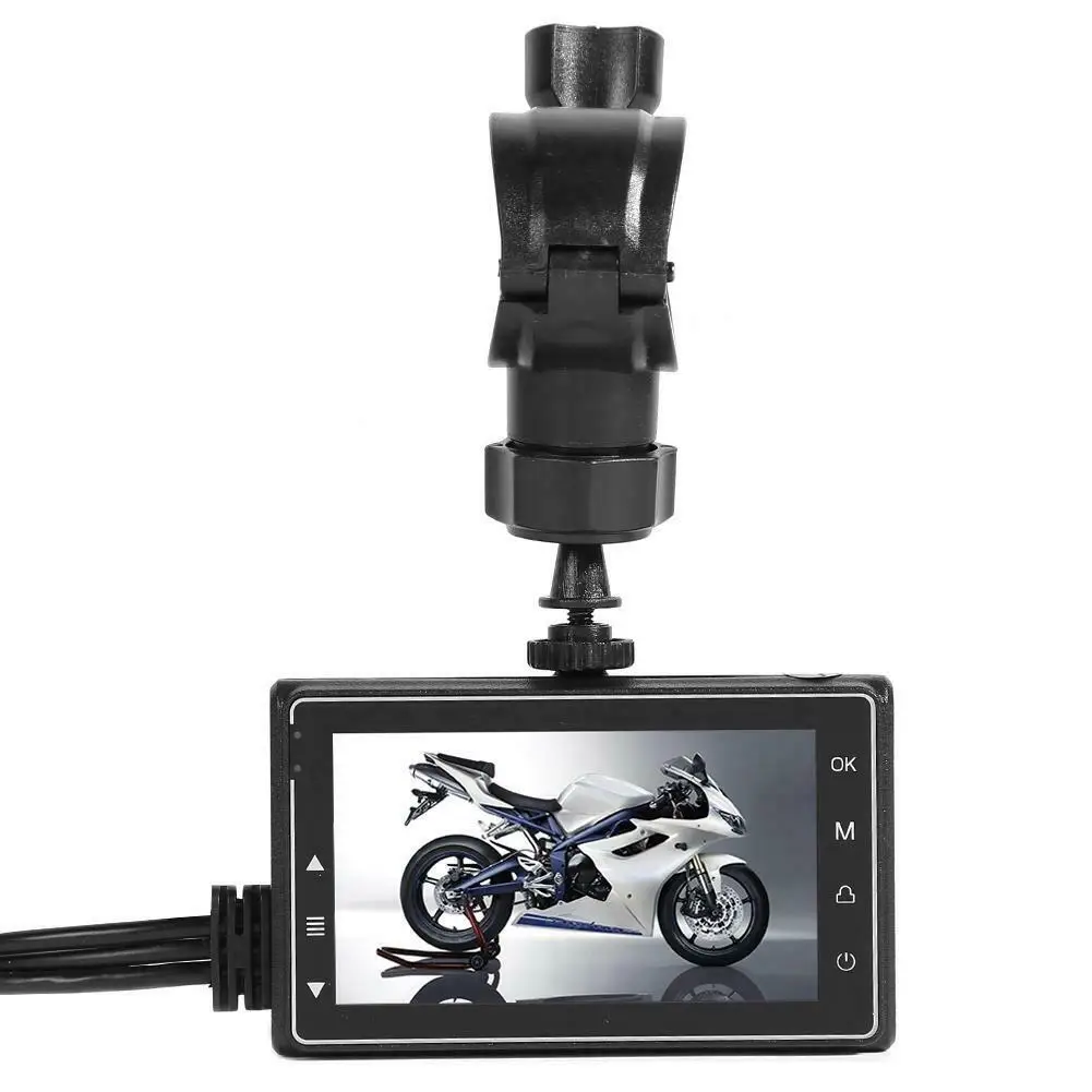 

Jerry 5201 Dual Camera Motorcycle DVR Video Recorder VGA format 1080P/60f/s