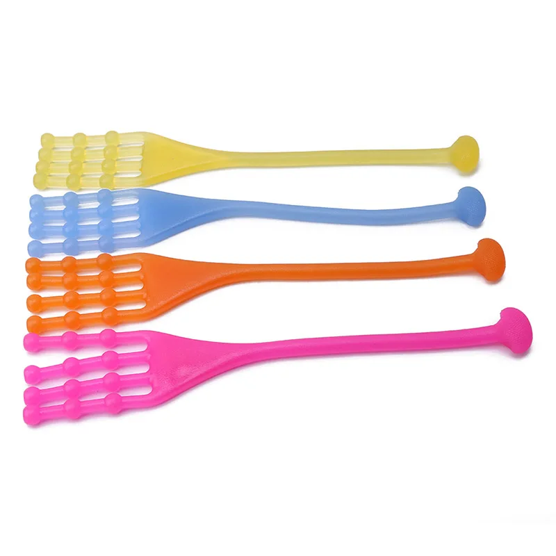 

High Quality Colorful Foot-shaped Silicone Pull Rope Sports Daren Fitness Essential Equipment Yoga Rope Puller Extractor