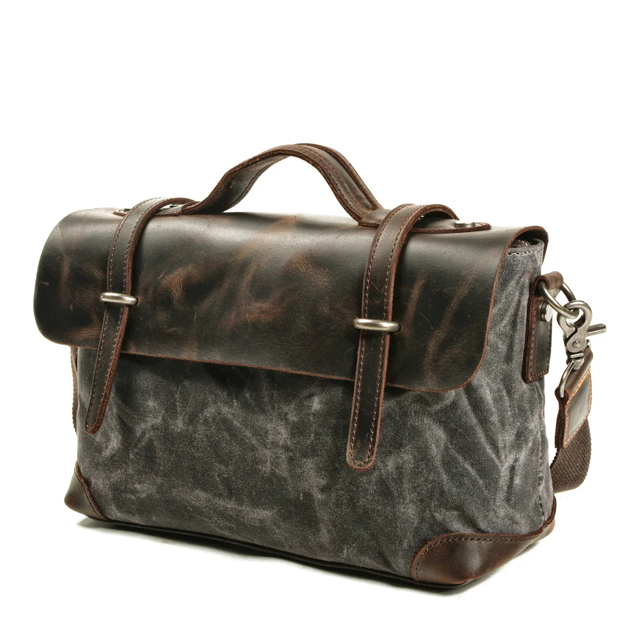 Мужская горизонтальная сумка через плечо портативная локомотивная для отдыха