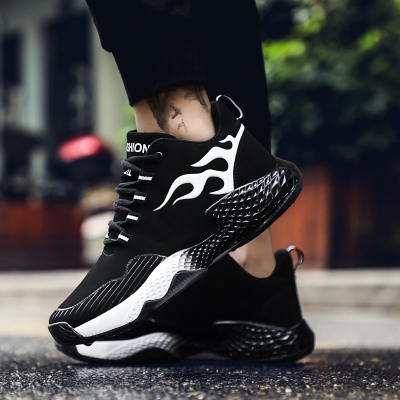 Мужская баскетбольная обувь Спортивная для мужчин Кроссовки с круглым носком