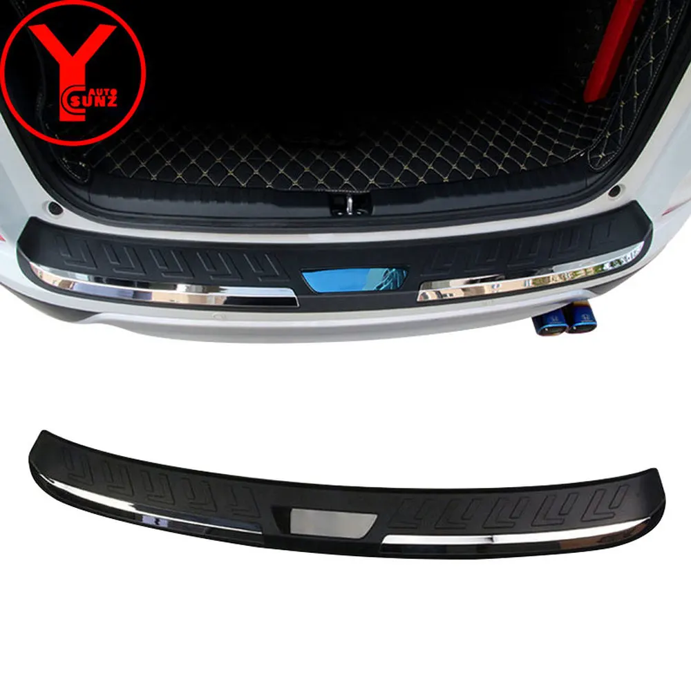car rear bumper protector stainless steel back step cover part accessories exterior molding for honda crv 2015 2016 ycsunz free global shipping