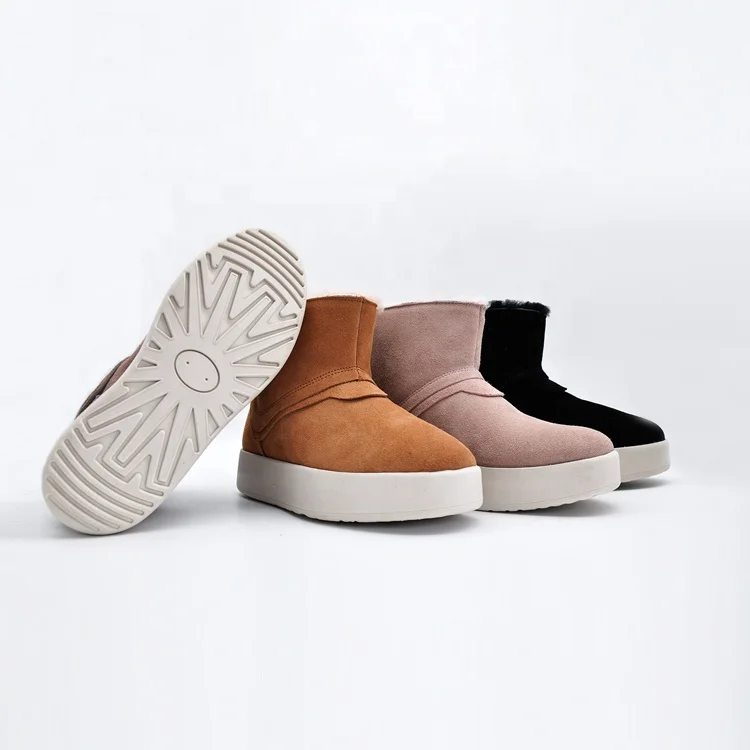 

OEM fashion designer ankle women fashion snow boot with fur worm footwear anti-slip ladies shoes women boots