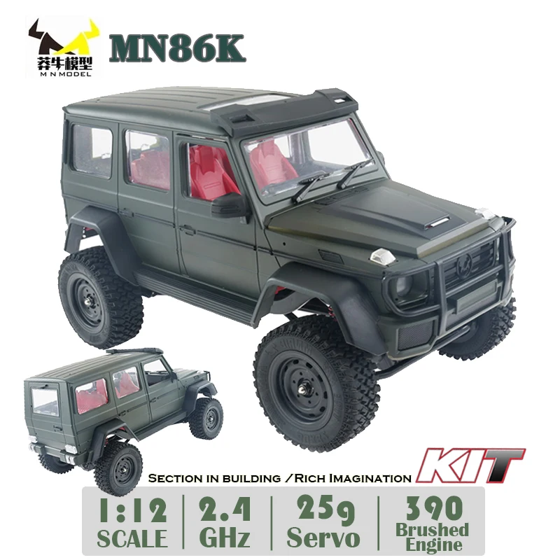 MN86K 1:12 комплект MN Car 2 4G 4WD несобранный G500 230 мм Колесная база гусеничный