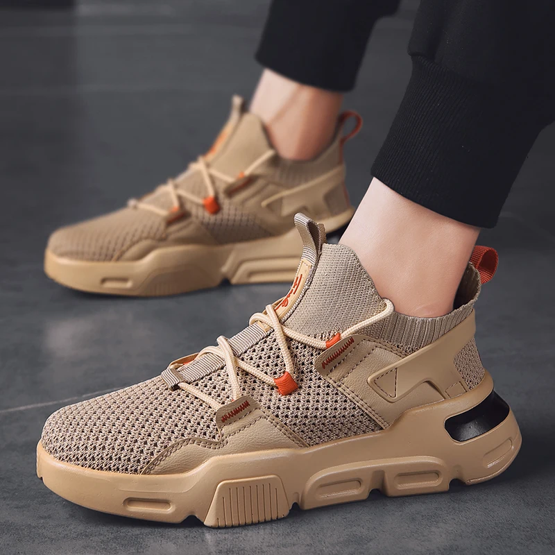 

Кроссовки мужские вязаные, Повседневная летняя дышащая обувь, модная Роскошная Молодежная теннисная обувь для мужчин