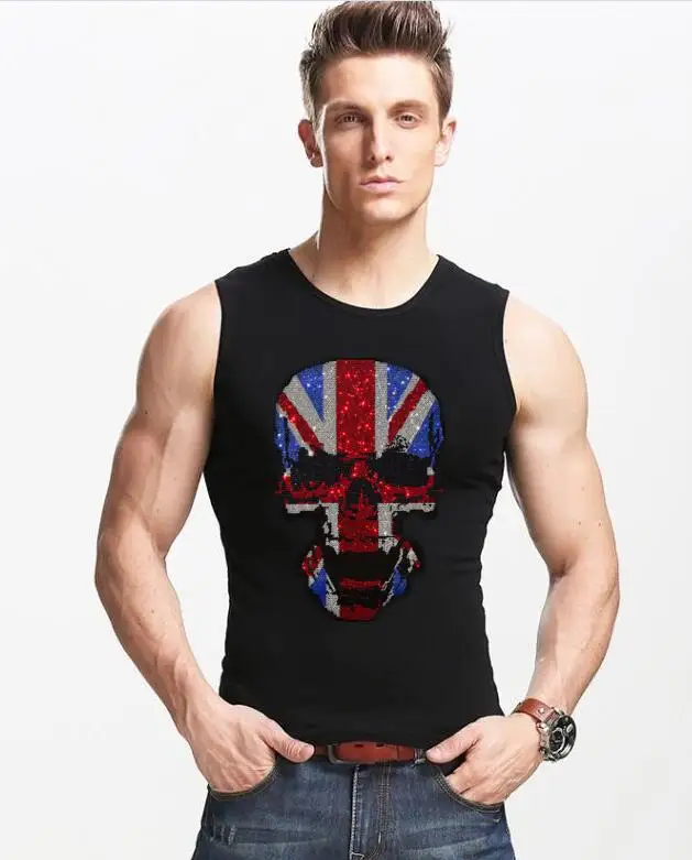 

Мужские майки, лидер продаж, жилет без рукавов с круглым вырезом, майка для фитнеса, нижняя рубашка, Мужской Топ