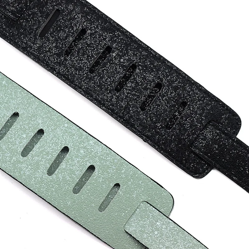 

Guitar Shoulder Strap Universal Thick Adjustable PU Leather Belt For Acoustic Electric Guitars Bass