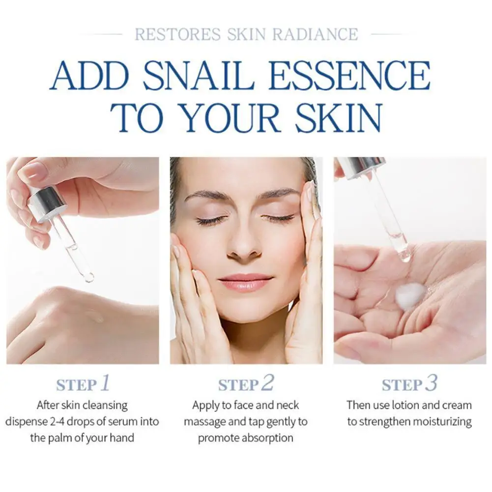 

15 ml Essence Hyaluronic Acid Face Serum Anti-Aging Whitening Cream Essence Skin Face Moisturizing Pore Shrink Care Dry T7Y3