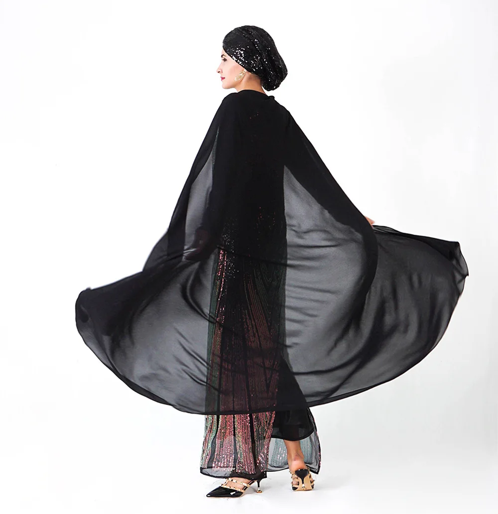 Wedding party sequins Arabian Muslim women Turkish fashion dress | Тематическая одежда и униформа