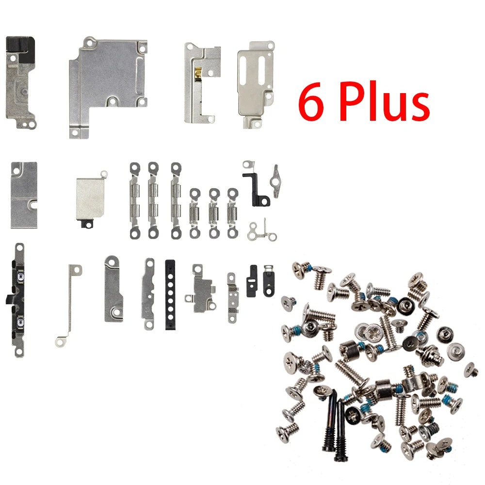 Полный комплект внутренних аксессуаров для iPhone 6 6s 6P 7P 8P x xs max pro 11 металлические