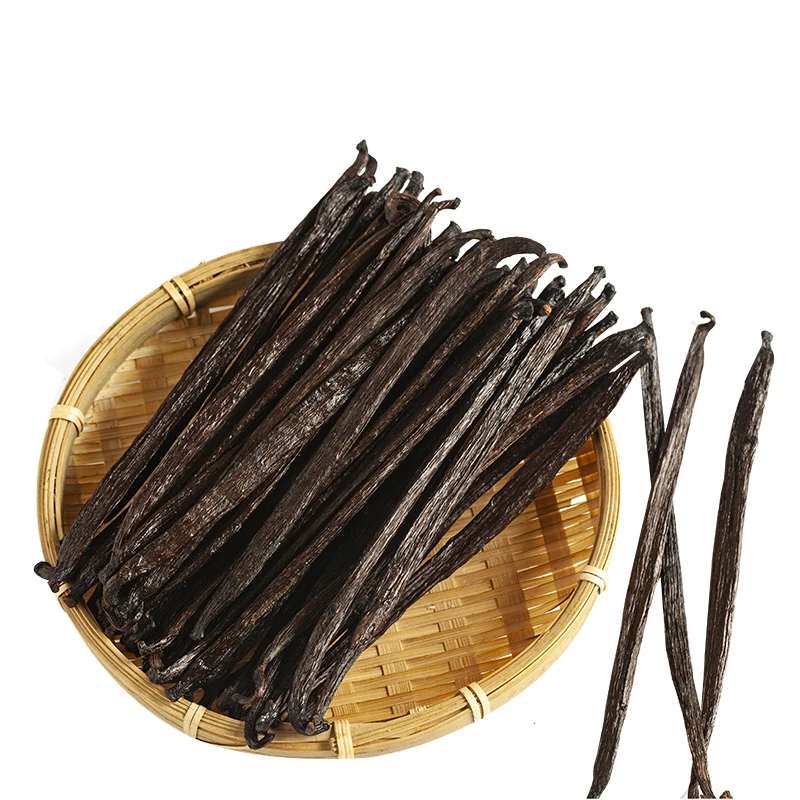 

17-20cm 100% Organic Madagascar Gourmet Vanilla Beans - Fresh Prime Grade A Bourbon Planifolia for Vanilla Extract,free shipping