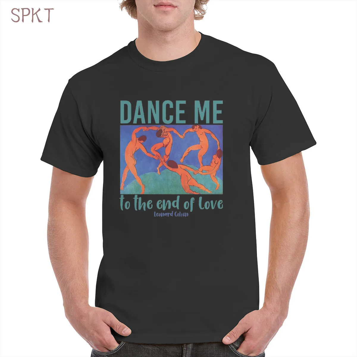 

Paintings Dance Me Streetwear Graphic Printed Casual t shirt Top Soft Oversized Cotton Tee Female/Man T-Shirt Aesthetics