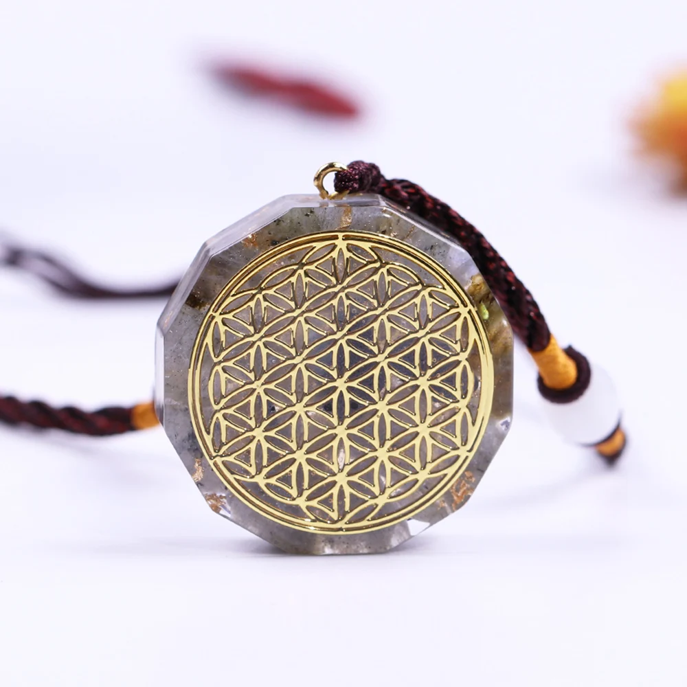 Жизнь дух настройки и Orgonite энергия кулон ожерелье День рождения амулет для