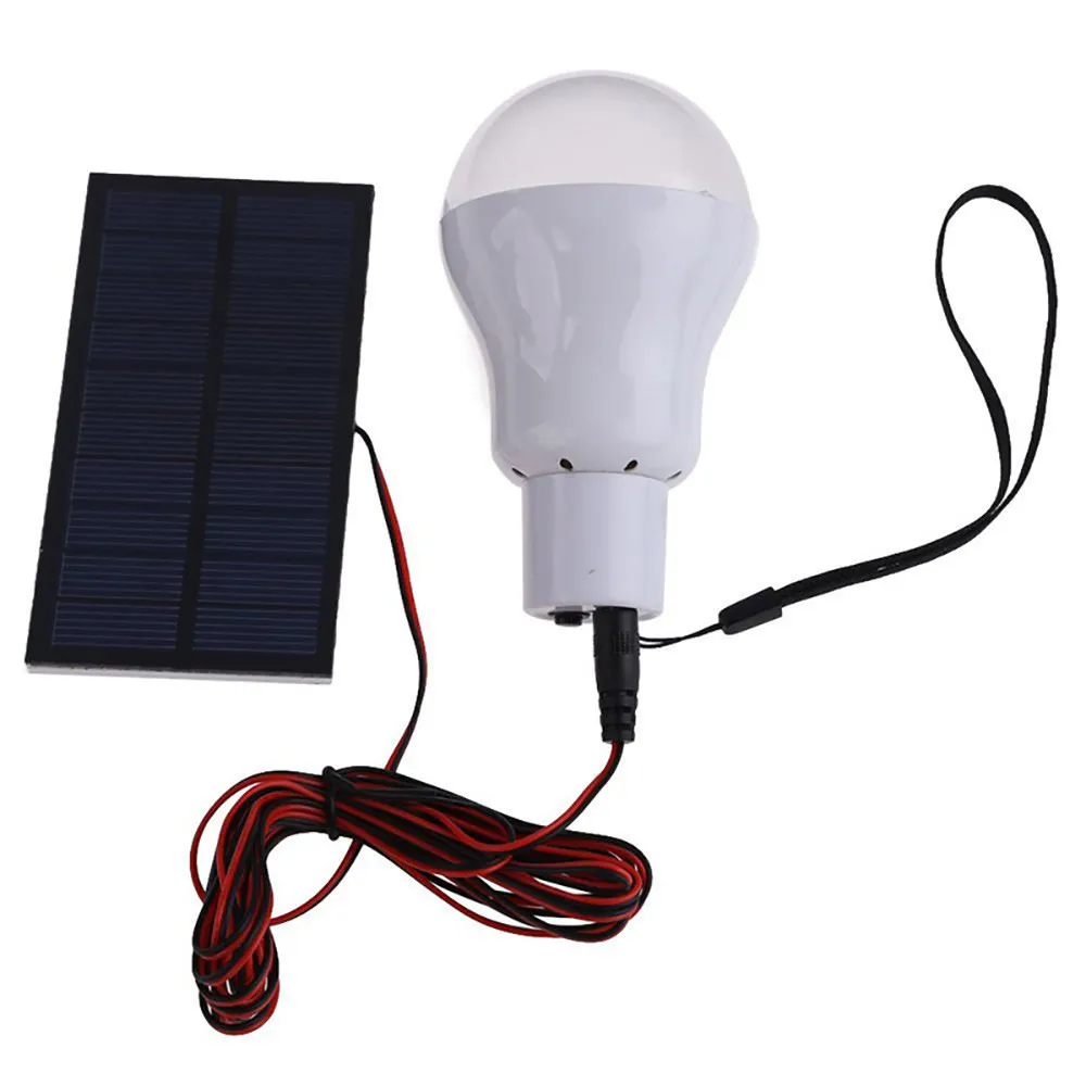 15W 130LM Solar Lamp Powered Portable Led Bulb Light Energy Lighting Panel Camp Tent Night Fishing | Лампы и освещение
