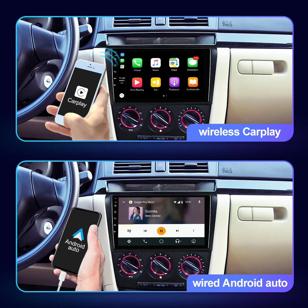 Автомобильный радиоприемник на Android 10 0 головное устройство для Mazda 3 BK Mazda3 2004-2009