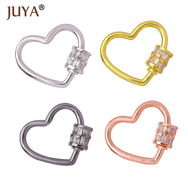 Застежка для ювелирных изделий Juya винтовая застежка крючок с замком в форме