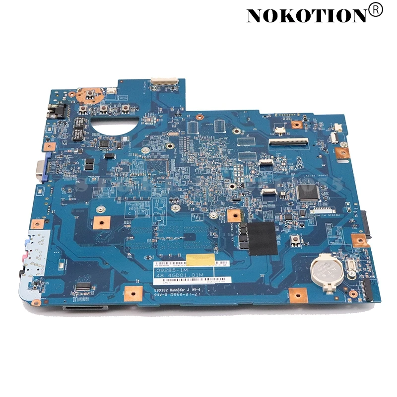 NOKOTION MBPM601002 48.4GD01.01M материнская плата для ACER 5740 ноутбука hm55 ddr3 полный тест