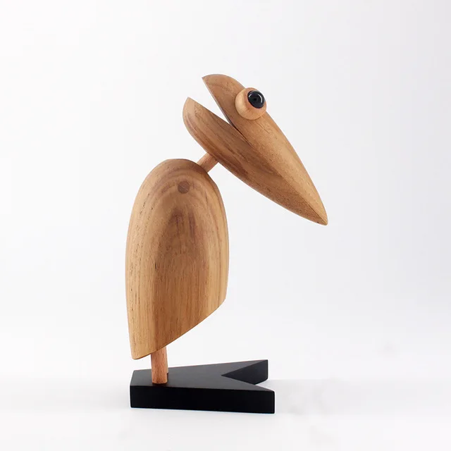 Teak wood H18CM 1 шт. обезьяна основной цвет деревянные ремесла обработки тика подарки в виде животного практичные домашние твердые деревянные украшения - Цвет: Teak wood H18CM