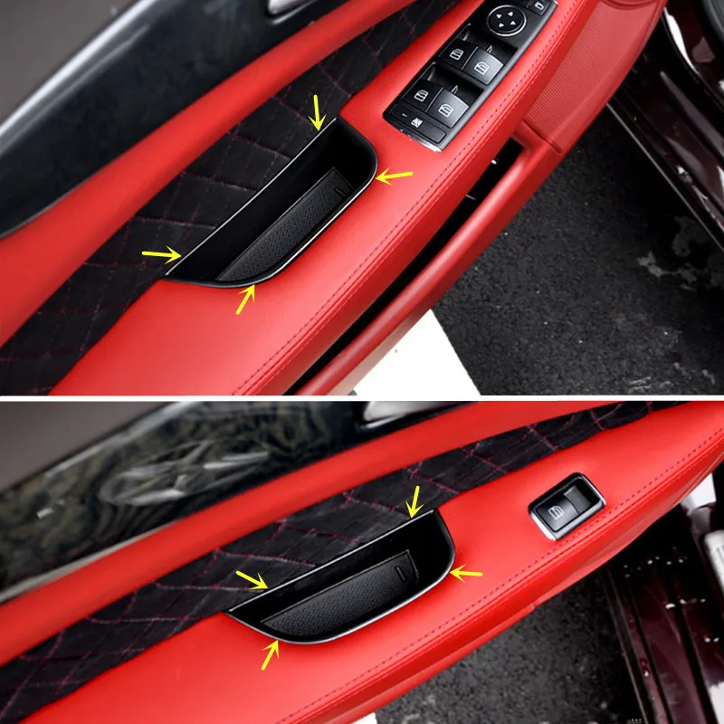 Ящик для хранения на дверную ручку автомобильный органайзер Mercedes Benz CLS Class 2011 2015