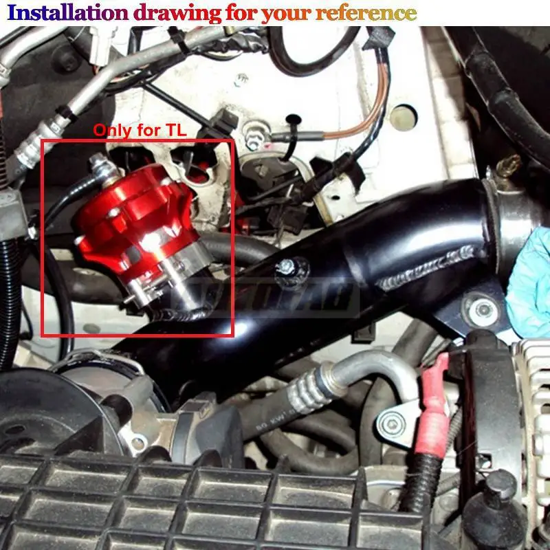 Black Aluminum IntakeTurb Charge Pipe for BMW 07+ N54 135i 335 i is xi AF-BWTK001P |