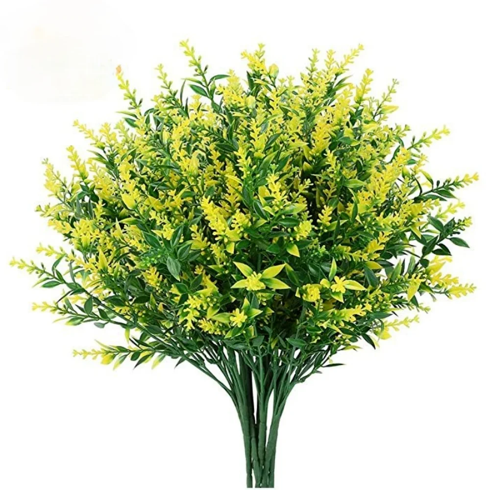 Искусственный цветок пластиковое искусственное растение лаванды для свадьбы