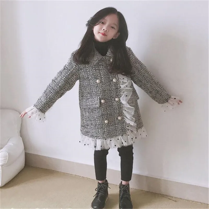 LILIGIRL/брендовая куртка для девочек; модная праздничная одежда принцессы; Новинка года; детская верхняя одежда; пальто для детей; весенние куртки