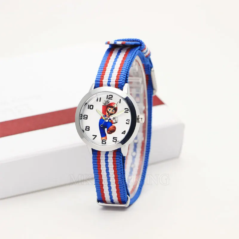 Роскошные водонепроницаемые часы подарки игра супер милые Мультяшные наручные
