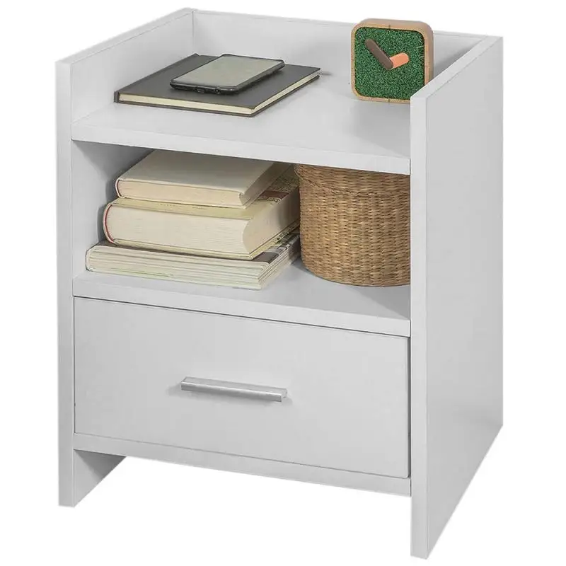 

Скандинавская тумбочка с ящиками, органайзер, шкаф для хранения, прикроватный столик, деревянная однотонная мебель для спальни, прикроватн...