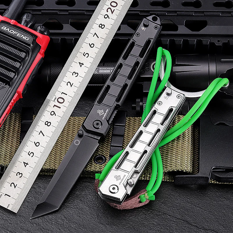 

Новинка, лидер продаж, складной нож для тактики битвы на открытом воздухе, самообороны, выживания в дикой природе, кемпинга, 7CR17Mov, стальные о...