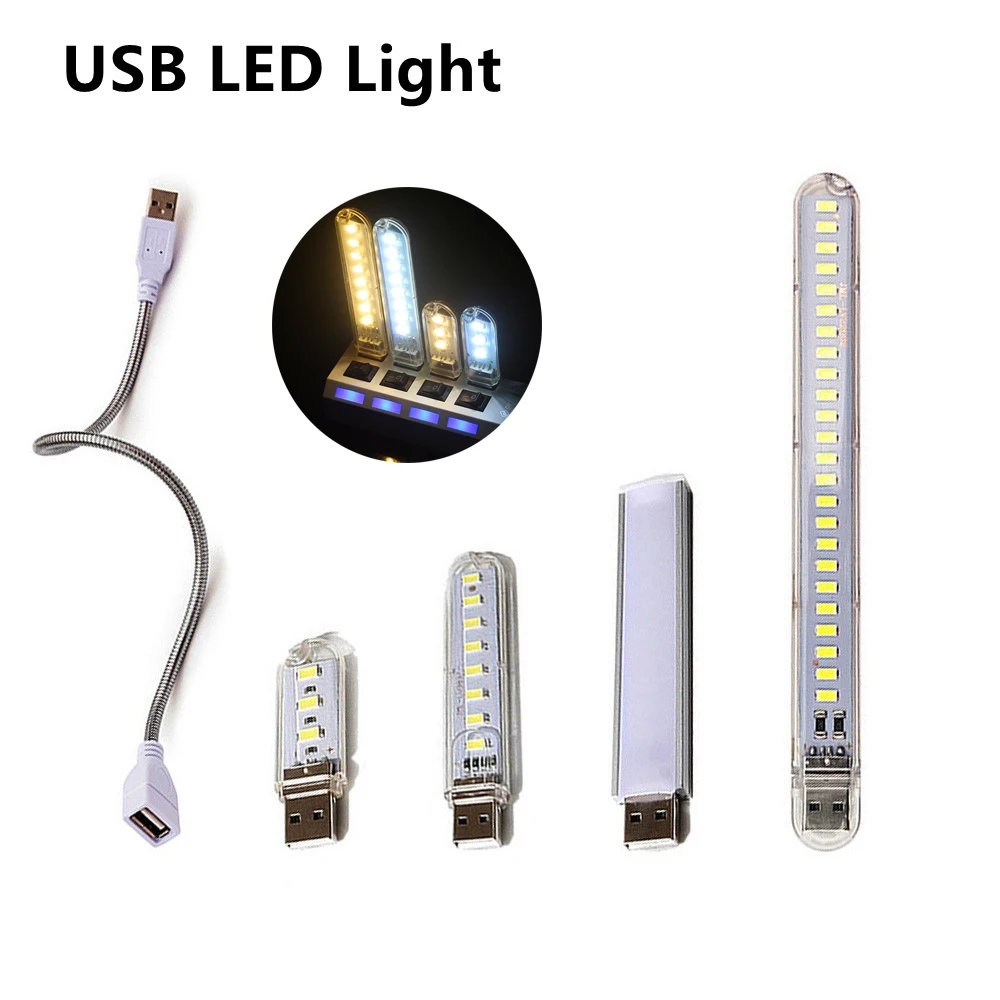 

3/8/24 LED Mini Portable Book Light USB Reading Lamp 5V Table Lamp Portable Night light For Power Bank Table Lamp Study Light
