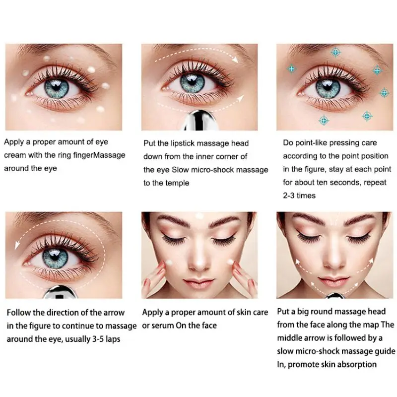 Ионный прибор для красоты лица в форме губной помады Магнитный эссенция