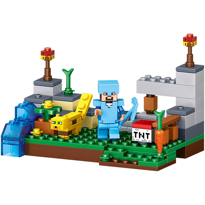 4 в 1 LegedMy World Tree House Строительные блоки Набор игрушек DIY Развивающие детские