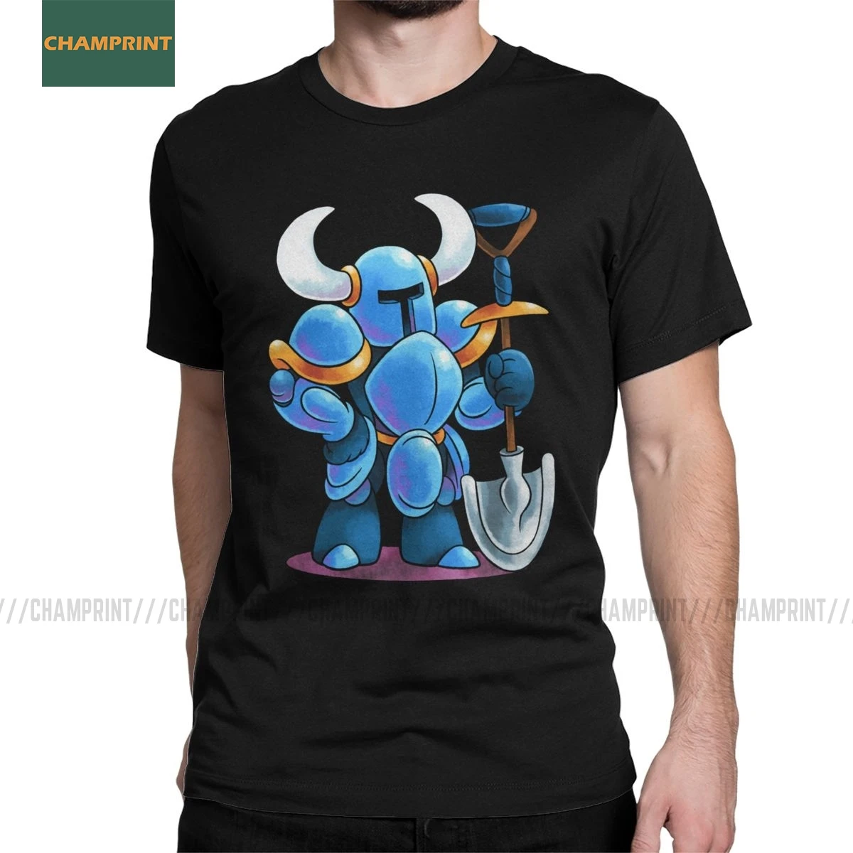 Футболка мужская Винтажная с принтом рыцаря лопаты джема игры яхты клуба чумы