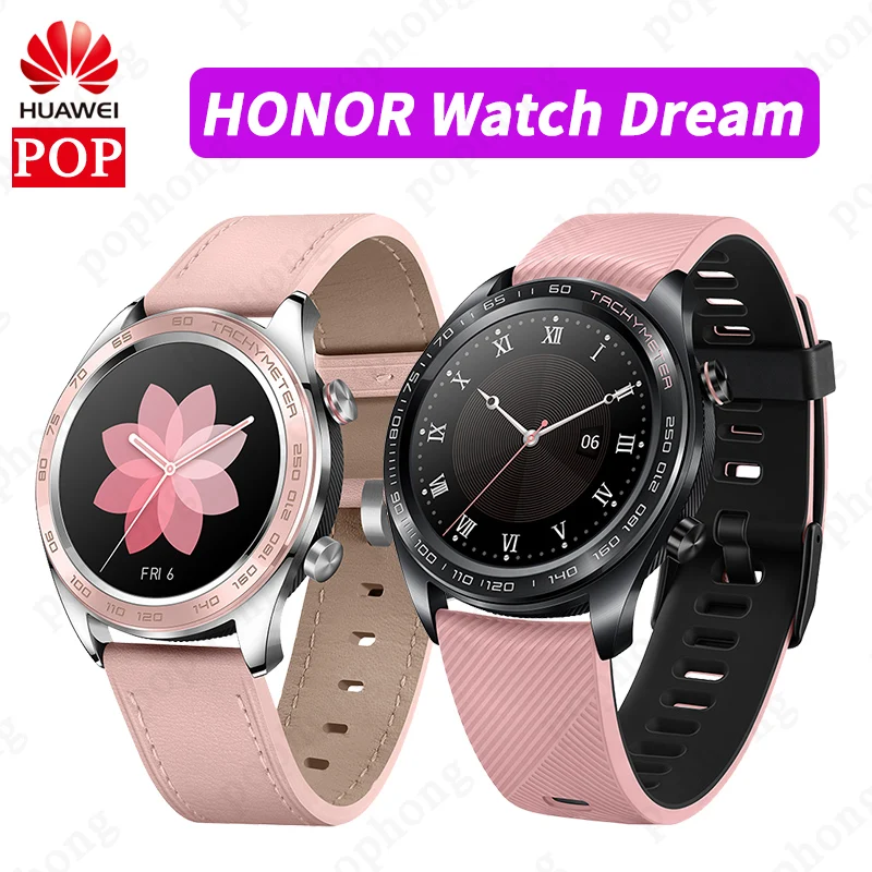 100% Original Huawei Honor Watch Dream Watch Magic Outdoor Smart Watch Sleek Slim Long Battery Life GPS Scientific Coach Amoled