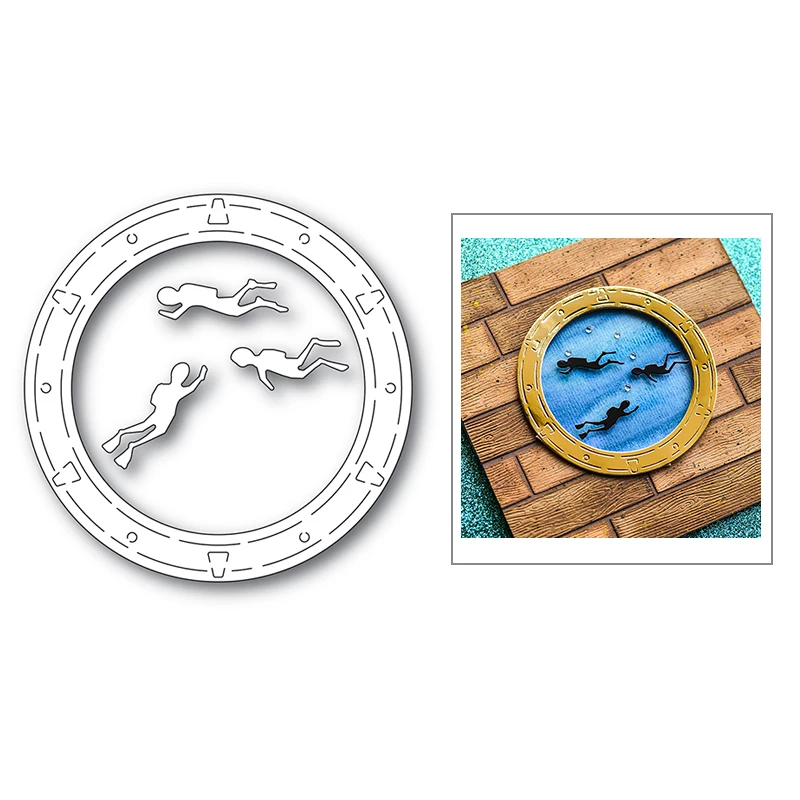 Пресс-формы для скрапбукинга сделай сам ремесленный шаблон без штампов с круглой