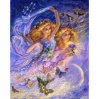 Алмазная картина для двух девушек, полноразмерная Алмазная вышивка, вышивка крестиком 5D, мозаика для творчества, Декор