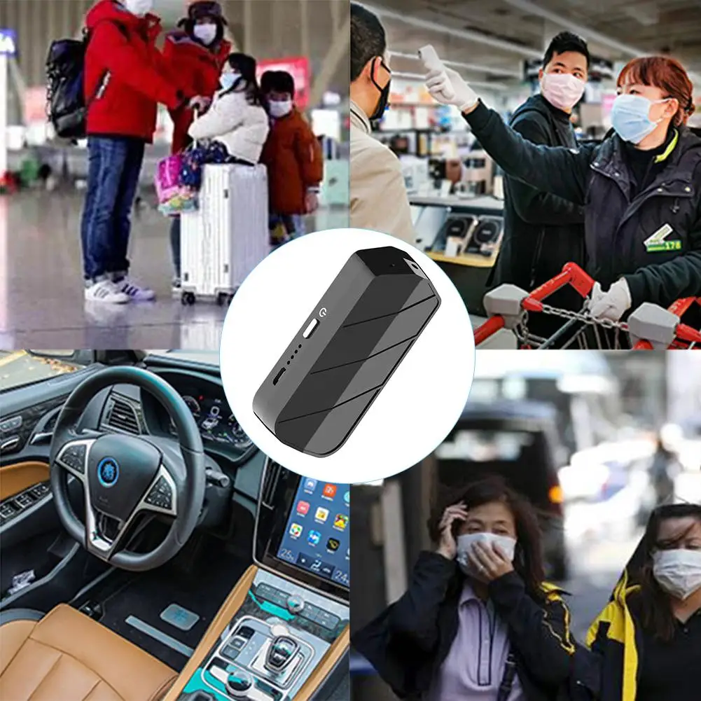 Портативный переносной очиститель воздуха UVC 1200 Вт бесшумный с USB аварийное