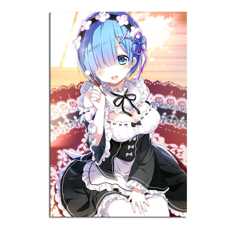 Постер Re Zero Kara Hajimeru Isekai Seikatsu наклейка на стену домашний декор для спальни