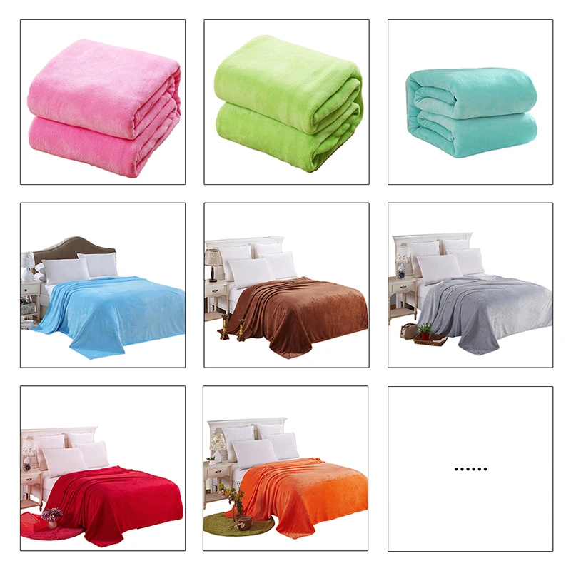 Флисовое одеяло s для кровати из искусственного меха норки однотонное покрывало