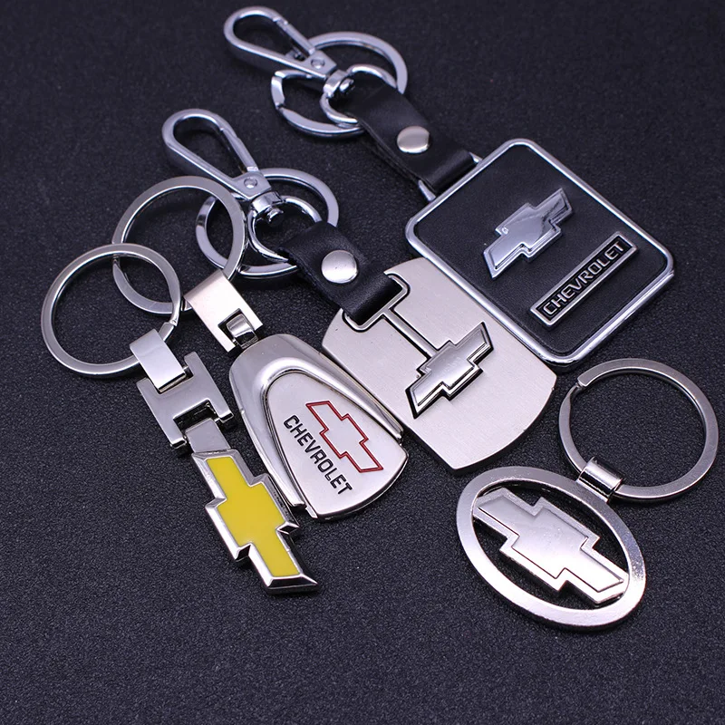 Креативный автомобильный Стайлинг металлический брелок для ключей Chevrolet