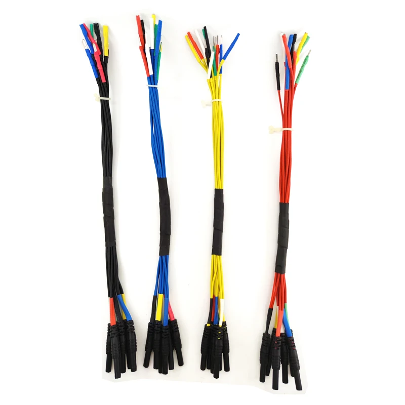 

4PCS Hantek HT306 6 Way Universal Breakout Leads 6 Channel Car Multifunctional Lead HT306 for Auto Diagnostic Oscilliscope