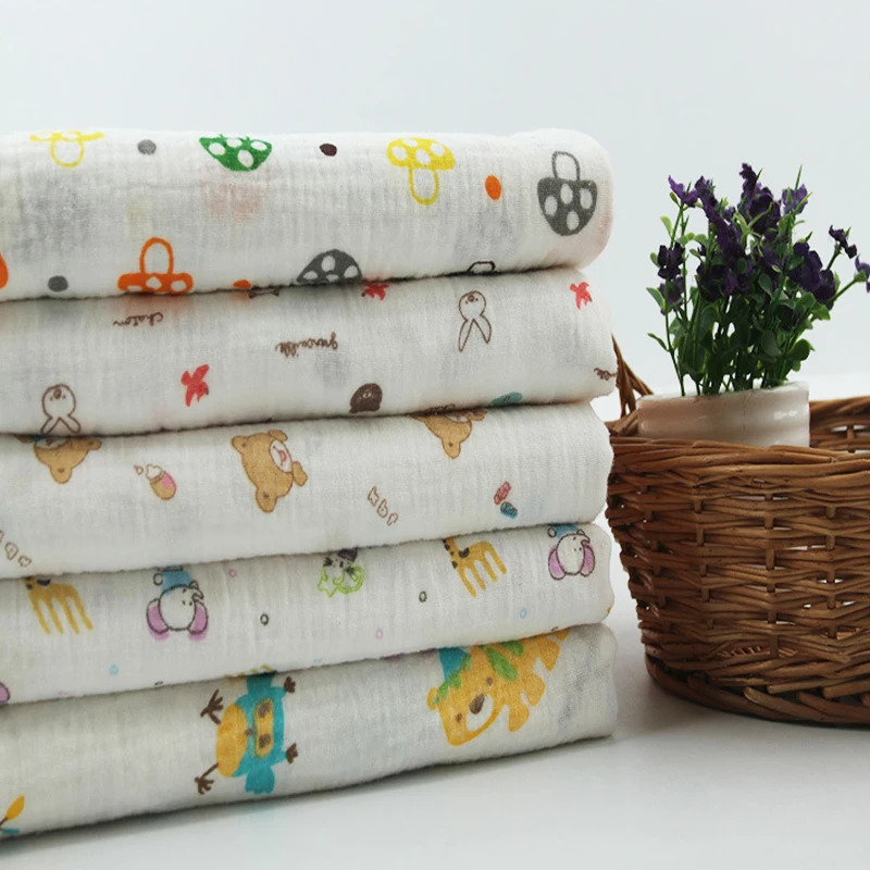 Хлопчатобумажная ткань с принтом гриба слона стеганые ткани для шитья в стиле