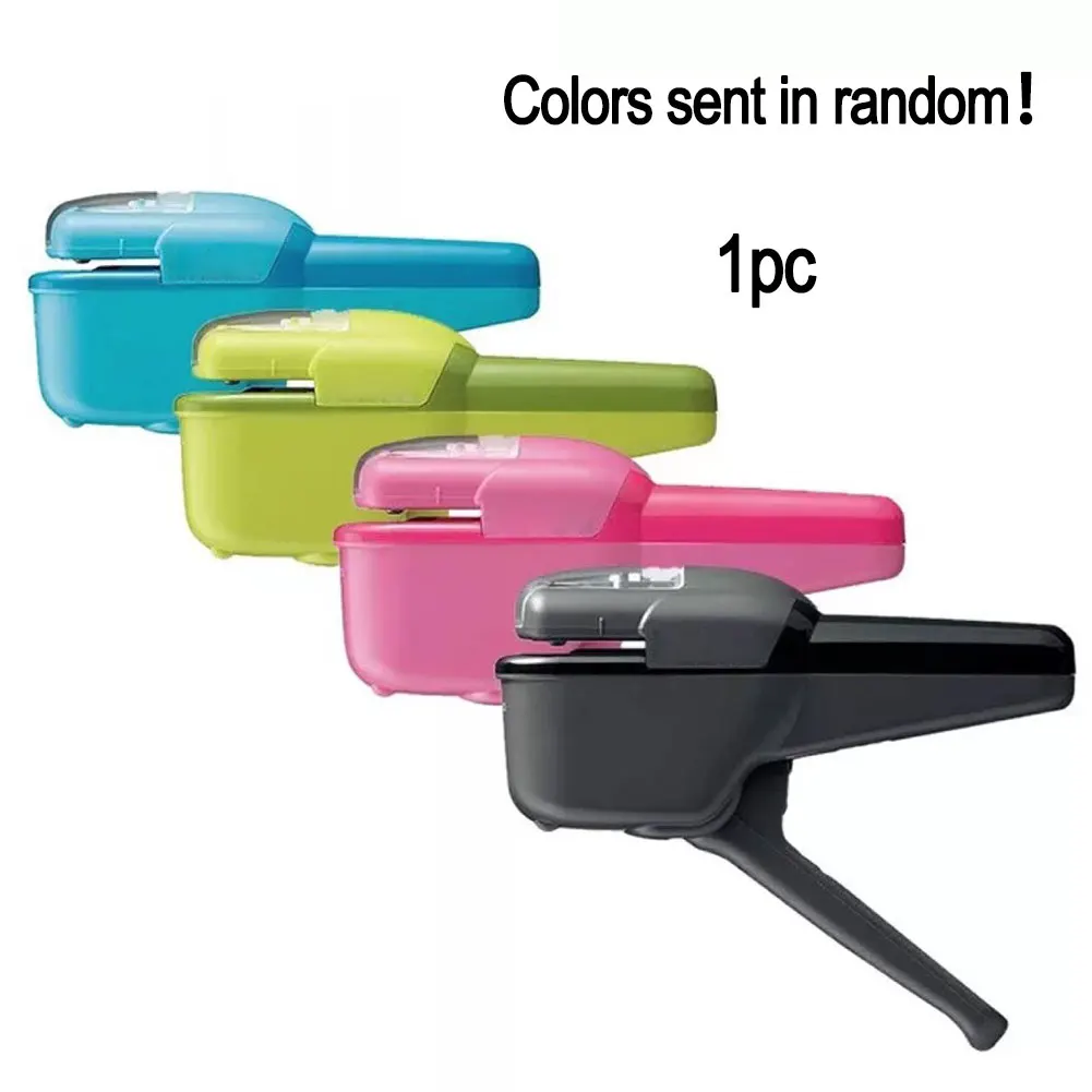 Creative Hot Mini Stapler Safe Staple Free Stapler Office Paper binding Stapleless Stapler Without Staple Office Student