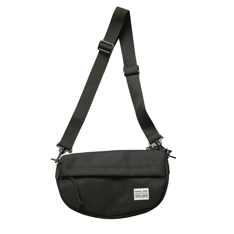 

Shoulder Casual Men Bag Nylon Waterproof Messenger Bag Solid Color Outdoor Unisex Crossbody Bags Men Short Trip Pack