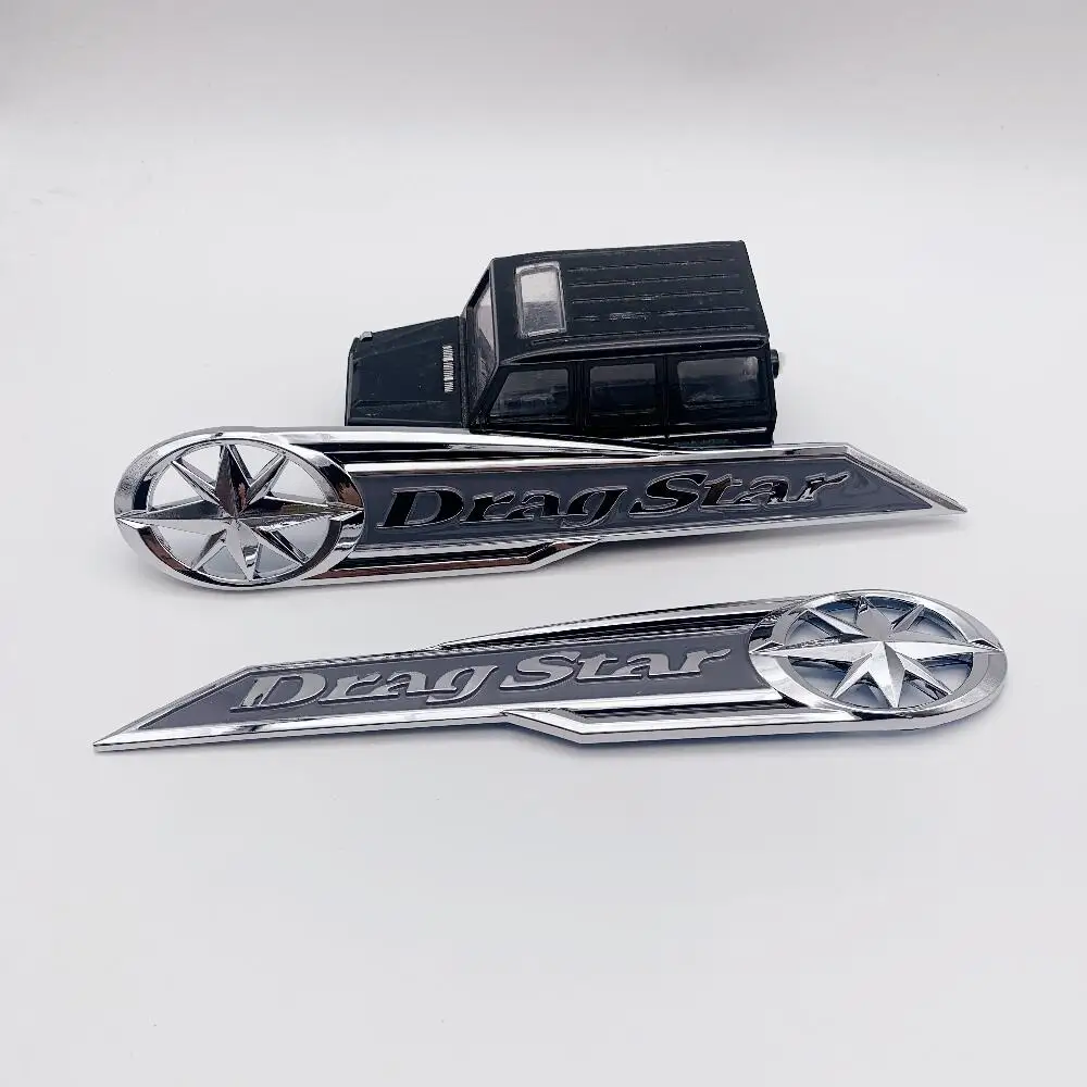 Хромированная 3d-наклейка с эмблемой топливного бака наклейка логотипом ABS Drag Star