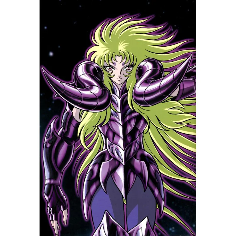 Лидер продаж настенный художественный постер Saint Seiya из шелковой ткани печатная