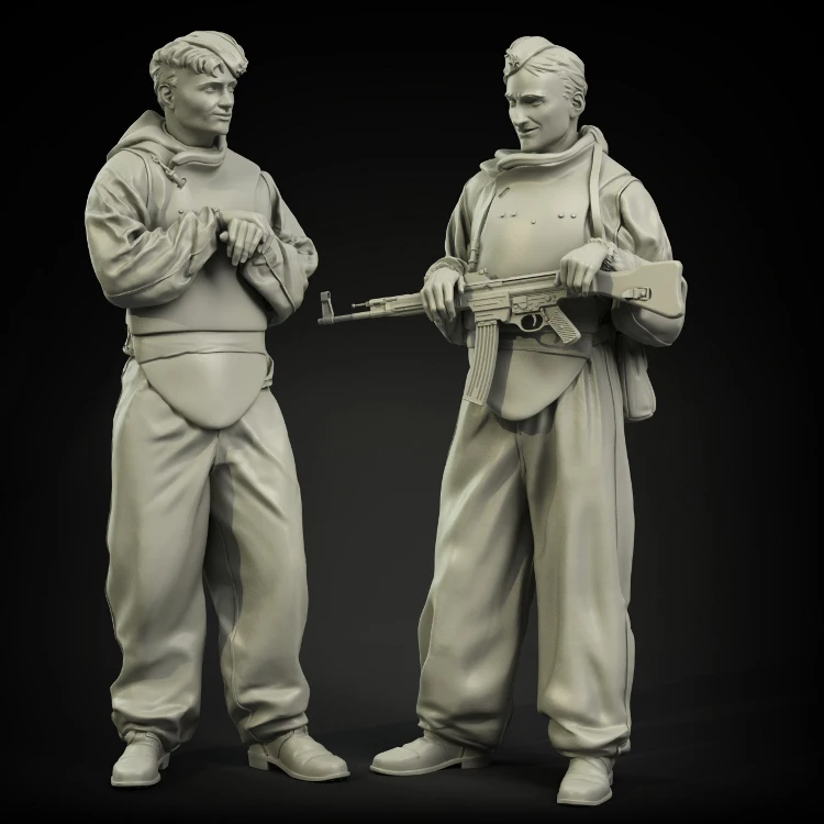 

1/35 WWII Soviet Assault Engineer Corps Set, Resin Model Soldier GK, Military theme, Unassembled and unpainted kit