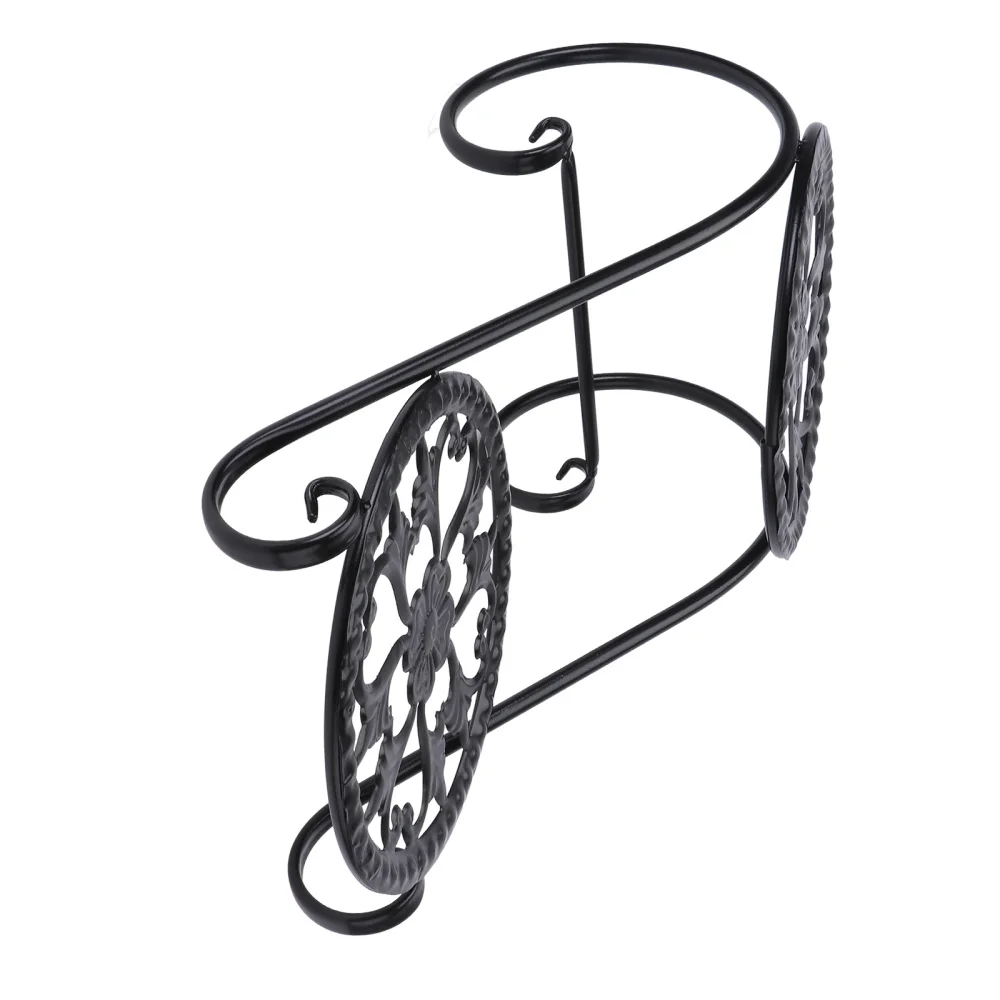 

1pc Iron Craft Flowerpot Storage Rack Plant Pot Iron Shelf Flowerpot Shelf