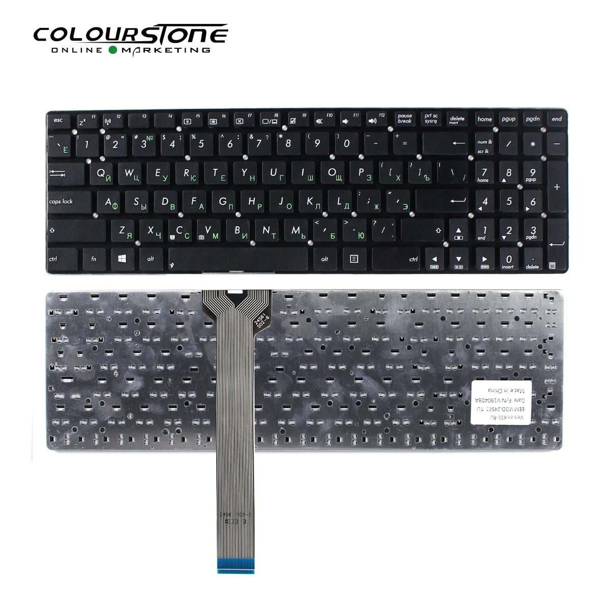 

US/Russian Laptop Keyboard For ASUS K55 K55VD K55VJ K55VS K55XI K55A K55N K55V K55VJ K55VM RU Notebook клавиатура для ноутбука