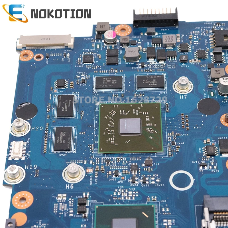 NOKOTION VAW11 LA 9102P 0C2GJ2 C2GJ2 для Dell inspiron 17R 5721 3721 материнская плата ноутбука SR0XL CN CPU
